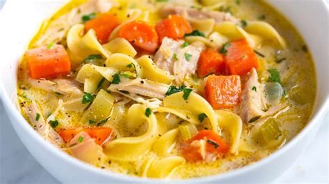 Easy Creamy Chicken Noodle Soup Recipe