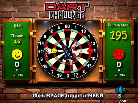 Dart Challenge Game - MyGames.com - Play fun free my games.