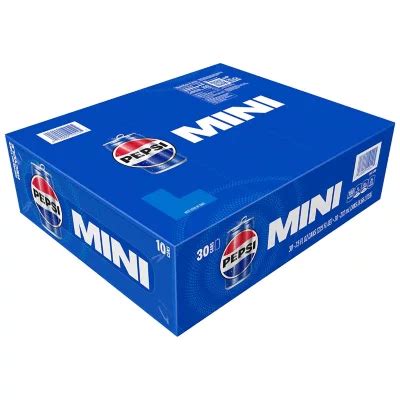 Pepsi Cola Mini Cans 7.5 fl. oz., 30 pk. - Sam's Club