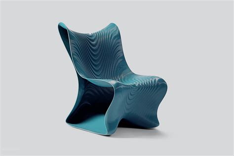 Mawj 3D Printed Chair designed by MEAN*|Chair