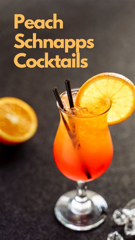 15 Best Peach Schnapps Cocktails to Drink