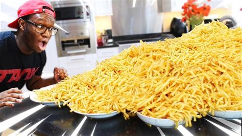 10,000 McDonald's French Fry Challenge (102,000 Calories) - Yo...