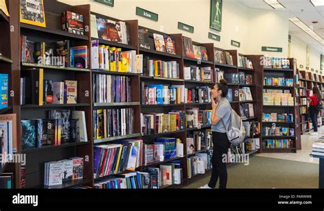 Inside the Barnes & Noble Bookstore book shop in The Grove at the ...