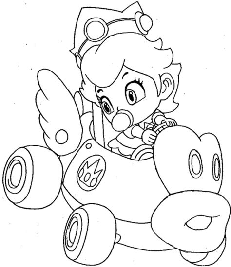 Baby Princess Peach Coloring Pages at GetColorings.com | Free printable colorings pages to print ...