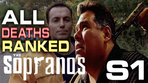 THE SOPRANOS SEASON 1 | RANKING ALL DEATHS - YouTube