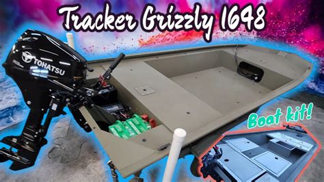 Boat Build Kit! Tracker Grizzly - YouTube