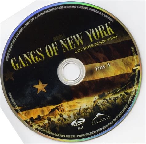 Gangs Of New York (2002) R1 - Movie DVD - CD label, DVD Cover, Front Cover