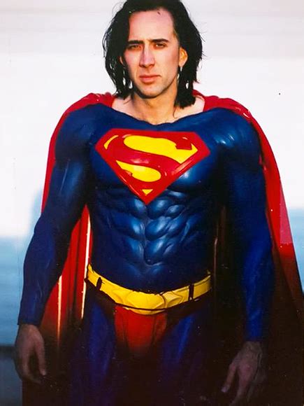 Nicolas Cage as Superman: See Actor in Costume in Failed '90s Movie ...