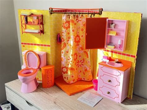 American Girl Doll Julie's Groovy Bathroom Set Ready to Ship for sale ...