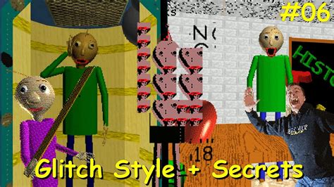 Baldi's Basics Classic - New Secret Endings - Remastered #06 (Glitch Style + All Codes + Secrets ...