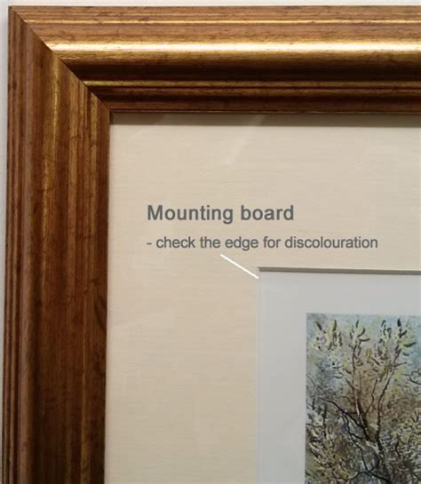 Mounting Boards (in picture frames) - if not acid free they could be ...