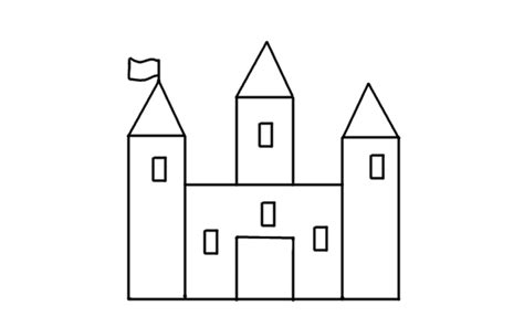 How to Draw a Castle? | Step by Step Castle Drawing for Kids