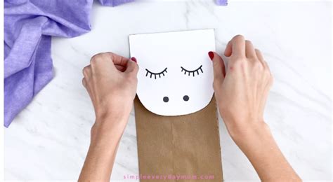 Unicorn Paper Bag Puppet Craft For Kids [Free Template]