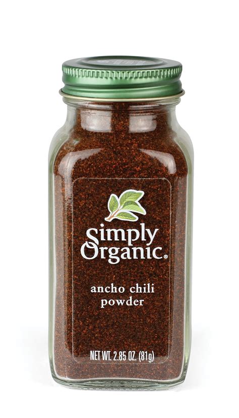 Simply Organic Ancho Chili Powder, 2.85 Oz - Walmart.com - Walmart.com