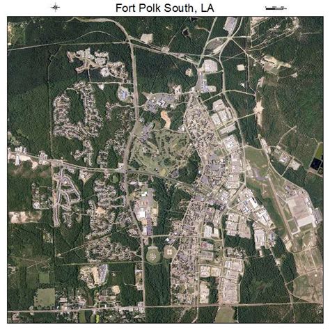 Aerial Photography Map of Fort Polk South, LA Louisiana