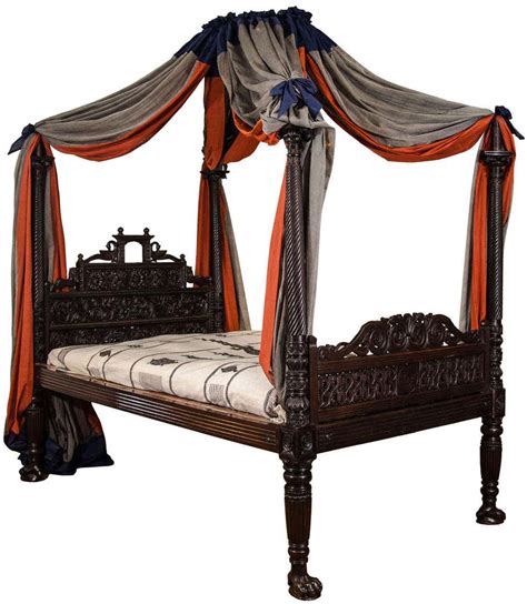 Antique Victorian Canopy Bed - For Sale on 1stDibs