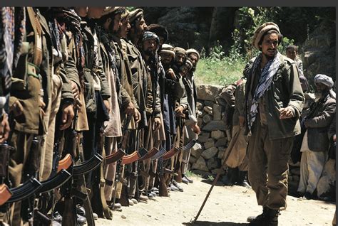 Ahmad Shah Massoud with his resistance fighters : r/NorthernAlliance