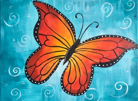 Butterfly Painting - How To Paint A Butterfly In Acrylics - Step By Step