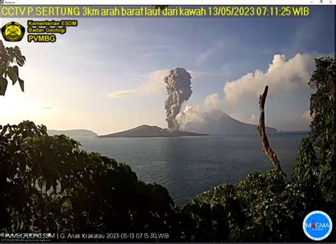 May 13, 2023. EN. Indonesia : Anak Krakatau , Alaska : Takawangha , Chile : Lascar , Colombia ...