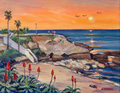 La Jolla Cove at Sunset - Etsy