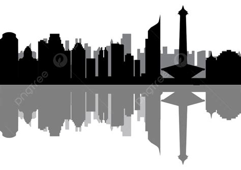 Jakarta Skyline PNG, Vector, PSD, and Clipart With Transparent ...