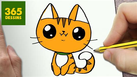 COMMENT DESSINER CHAT KAWAII ÉTAPE PAR ÉTAPE – Dessins kawaii facile - YouTube