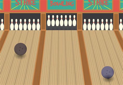 Bowling Alley Vector - Download Free Vector Art, Stock Graphics & Images