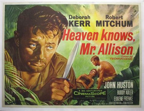 Heaven Knows, Mr. Allison Poster, UK Quad, 1957, Chantrell Thomas