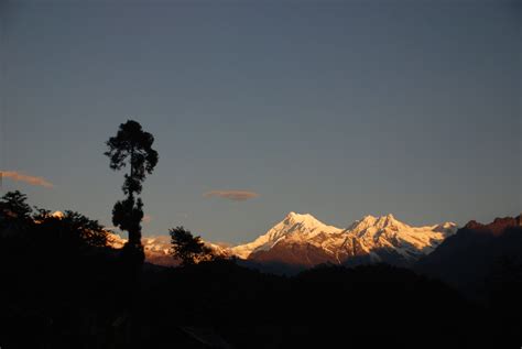 #mt #kanchenjunga view from lingthem sikkim himalaya #4K #wallpaper # ...