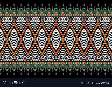 Boho pattern tribal ethnic motifs geometric Vector Image