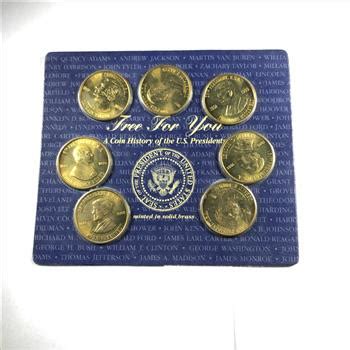 A Coin History of US Presidents*7 Presidential Commemorative Medallions ...