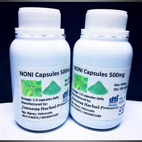 Noni capsules (leaves) 500mg 100 capsules | Lazada PH