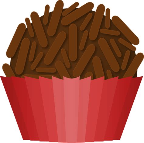 Brigadeiro Chocolate Doce Comida · Gráfico vetorial grátis no Pixabay