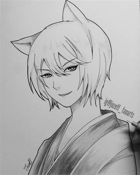 Tomoe fan art by me. Pencil drawing with multi-liner. Any anime fans ...