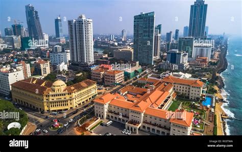 Aerial. Colombo - commercial capital and largest city of Sri Lanka Stock Photo - Alamy