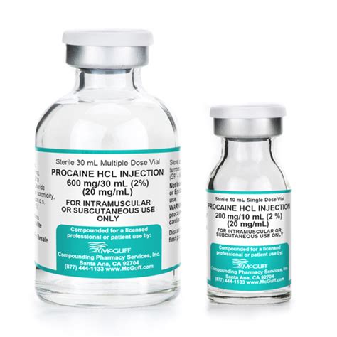 Procaine HCL Injection | McGuff Compounding Pharmacy