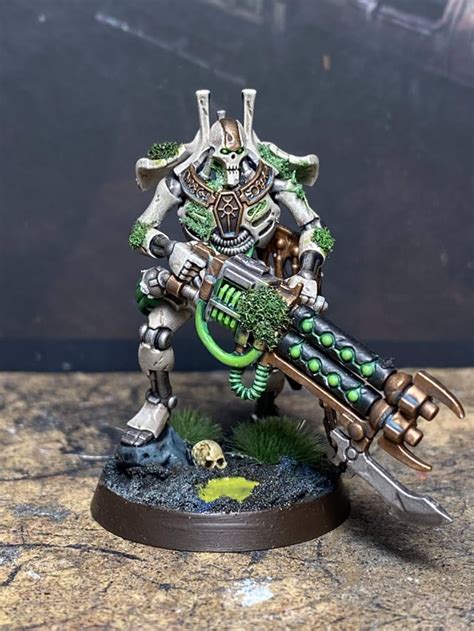 Necrons are meant to be old. Need some feedback on this overgrown Necron scheme. : Warhammer40k
