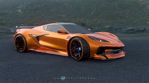 Digital Widebody 2023 Chevy Corvette Z06 Shows Its Extreme ...