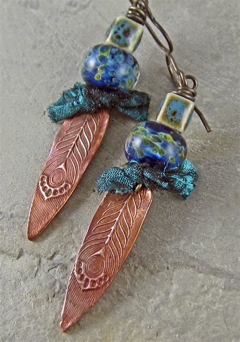 Earrings Everyday: Peacock Feather Earrings