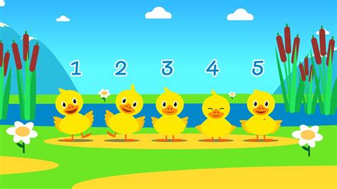 Five Little Ducks | Kartoon Channel