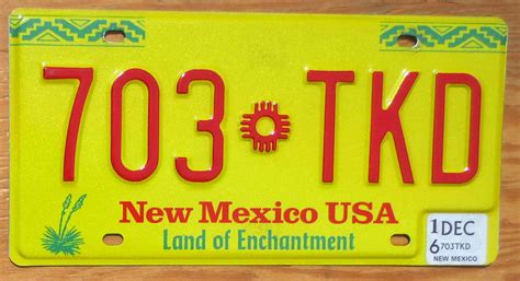 2016 New Mexico exc- | Automobile License Plate Store: Collectible ...