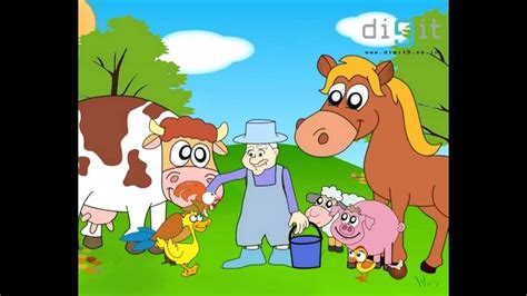 Old MacDonald Had A Farm | Animated Nursery Rhymes & Songs For Kids - YouTube