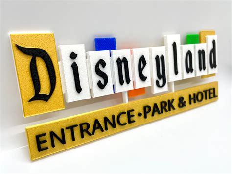 Disneyland Resort Entrance Inspired Sign - Etsy