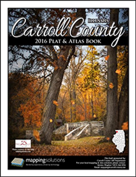 Carroll County Illinois 2016 Plat Book, Carroll County Parcel Map 2016 ...