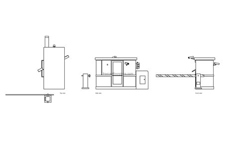 Toll Booth - Free CAD Drawings