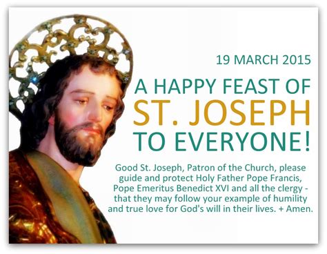 AD TE BEATE IOSEPH ☩ TO THEE O BLESSED JOSEPH ☩: ♔ A HAPPY FEAST OT ST ...