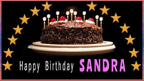 Happy Birthday Sandra Cake