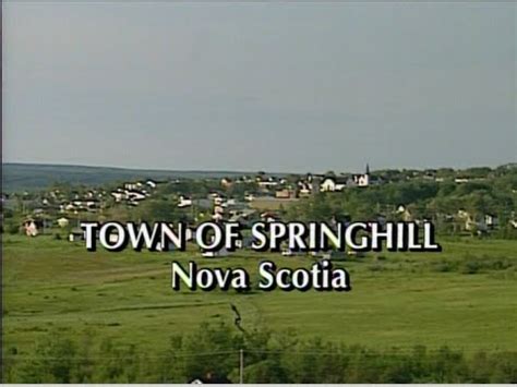 Springhill, Nova Scotia, Canada - YouTube