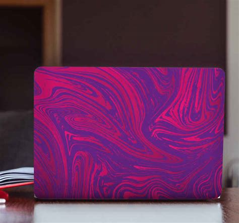 Purple gradient colour laptop stickers - TenStickers