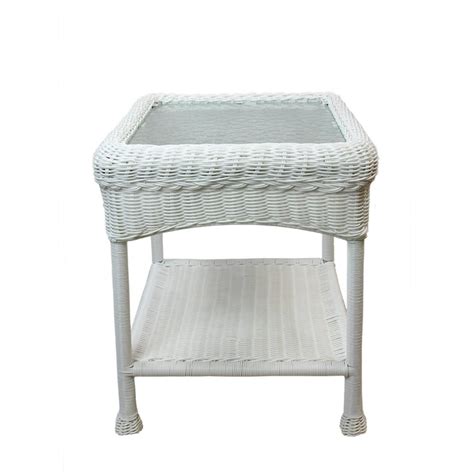 White Wicker Tables For Outdoors - Image to u